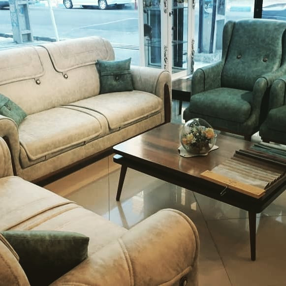 ست میز جلو مبلی و عسلی ۳ تکه پالونیا مدل کاریزما