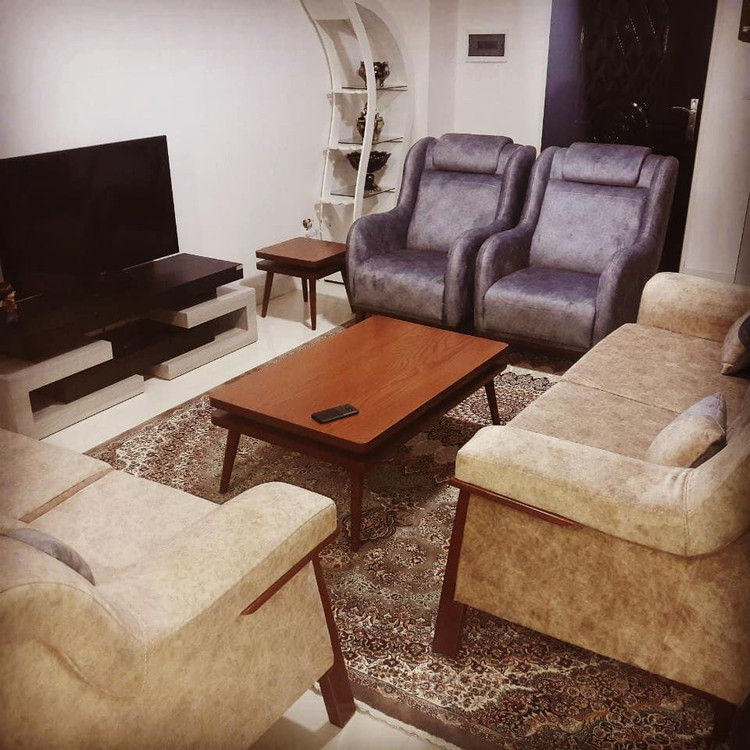 ست میز جلو مبلی و عسلی ۳ تکه پالونیا مدل کاریزما