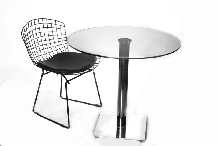 میز گرد کافی شاپ شیشهای پالونیا مدل TL10