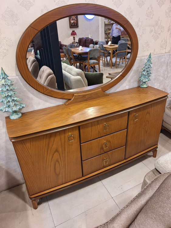 ست آینه کنسول و میز تلویزیون (تی وی) و میز جلومبلی و عسلی ۶ تکه پالونیا مدل ۲۰۶