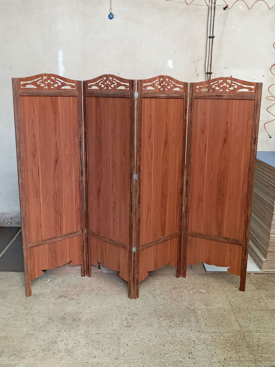 پاراوان چوبی 4 لنگه