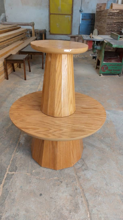 جلو مبلی و عسلی پالونیا مدل قارچی