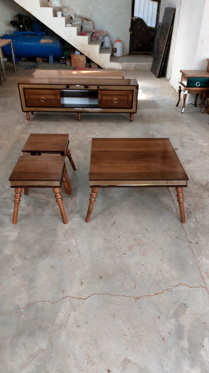 جلو مبلی و عسلی پالونیا مدل نگین