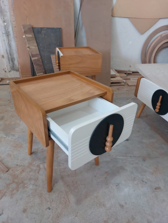 جلو مبلی و عسلی پالونیا مدل رولکسی