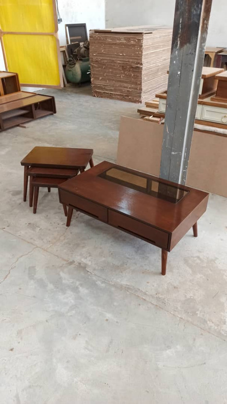 جلو مبلی و عسلی پالونیا مدل کلاسیک