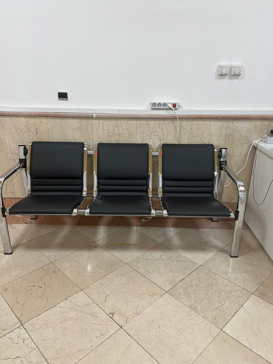صندلی انتظار پانچی و خطی سه نفره شفق مدل F253