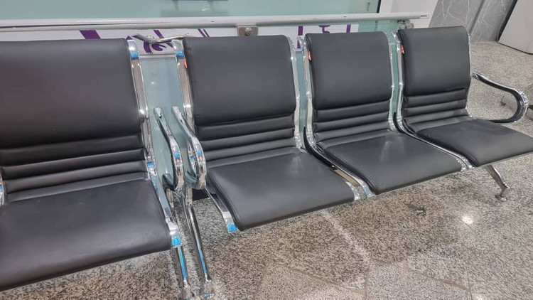 صندلی انتظار پانچی و خطی سه نفره شفق مدل H153