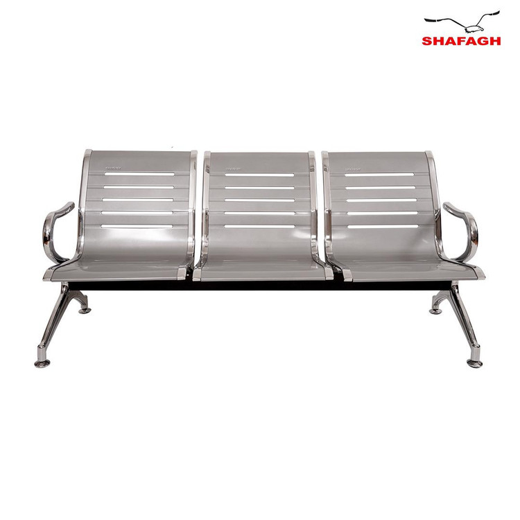 صندلی انتظار پانچی و خطی سه نفره شفق مدل H153