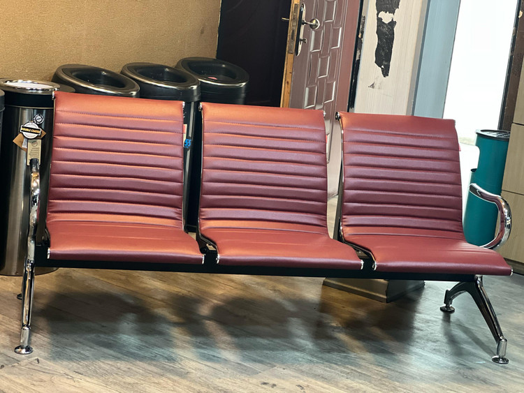 صندلی انتظار پانچی و خطی سه نفره شفق مدل H153