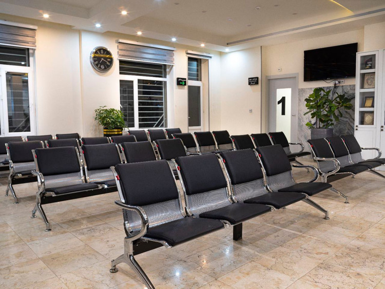 صندلی انتظار پانچی و خطی چهارنفره شفق مدل H154