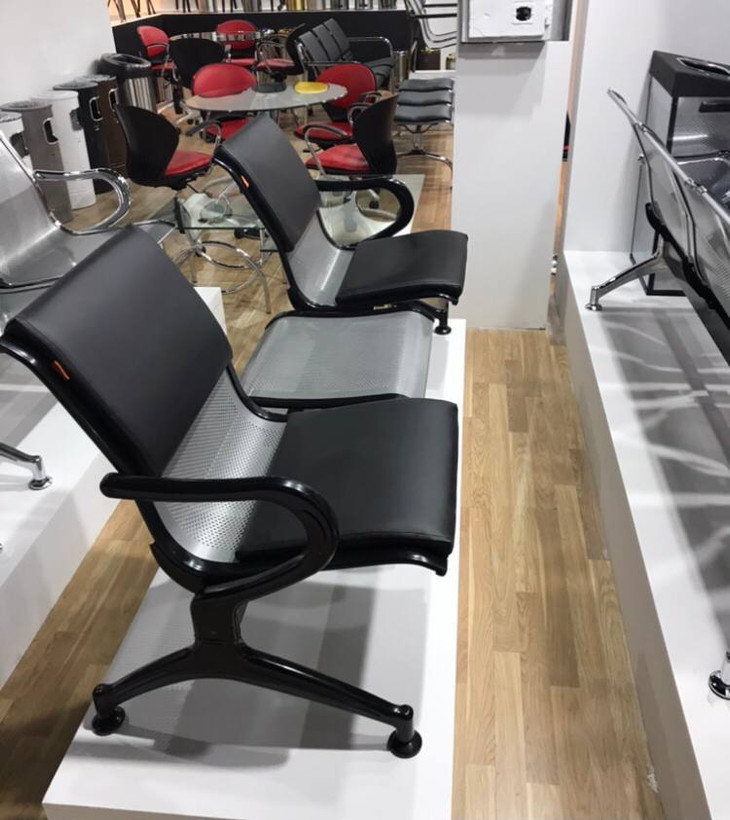 صندلی انتظار پانچ و خطی دو نفره میزبان دارشفق مدل HB152