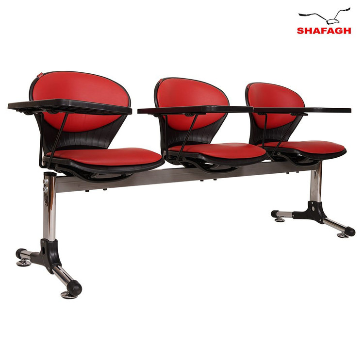 صندلی صدفی سه نفره دانشجویی شفق مدل NMT111