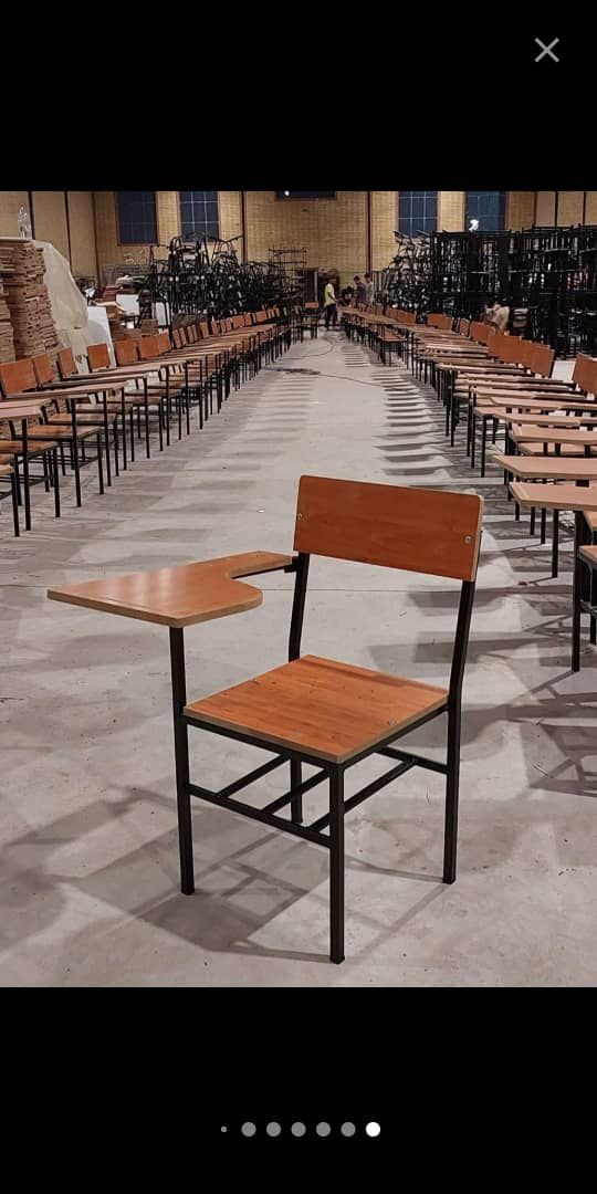 صندلی محصلی چوبی فلزی پالونیا