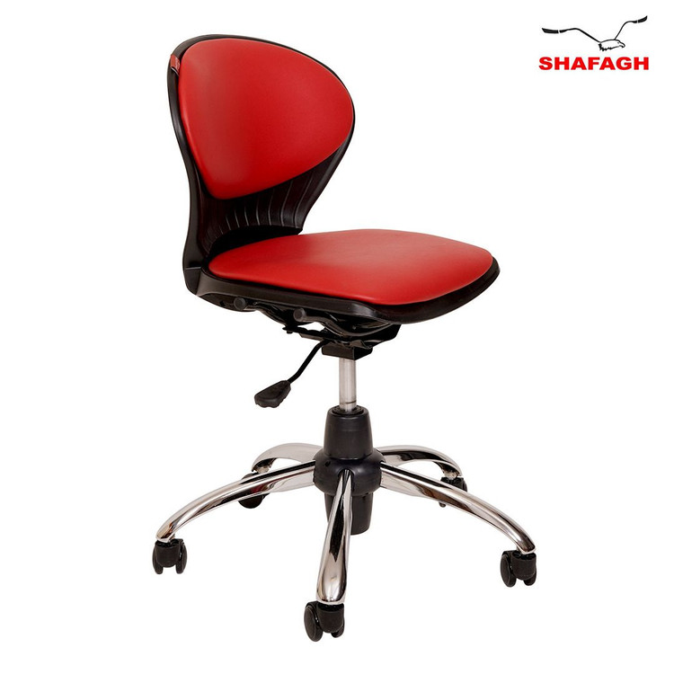 صندلی کارمندی صدفی بدون دسته شفق مدل N107