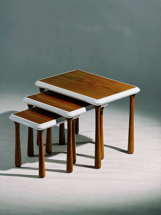 ست جلومبلی و عسلی چوبی4 تکه پالونیا مدل 209