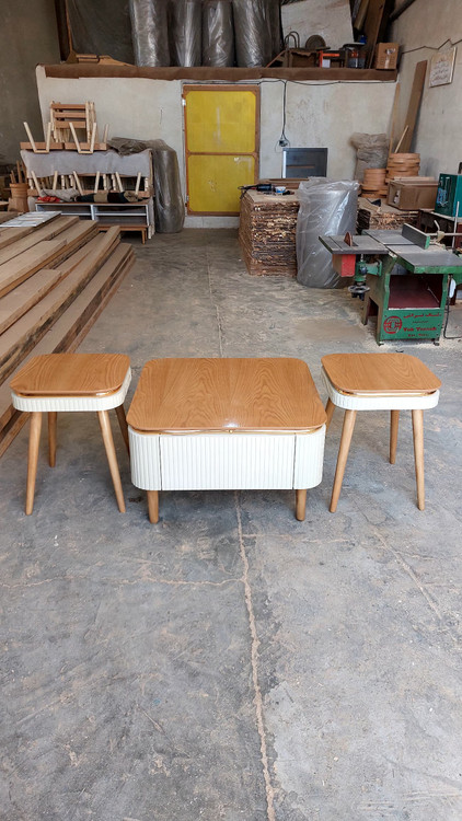 ست جلو مبلی و عسلی پالونیا مدل هرمس