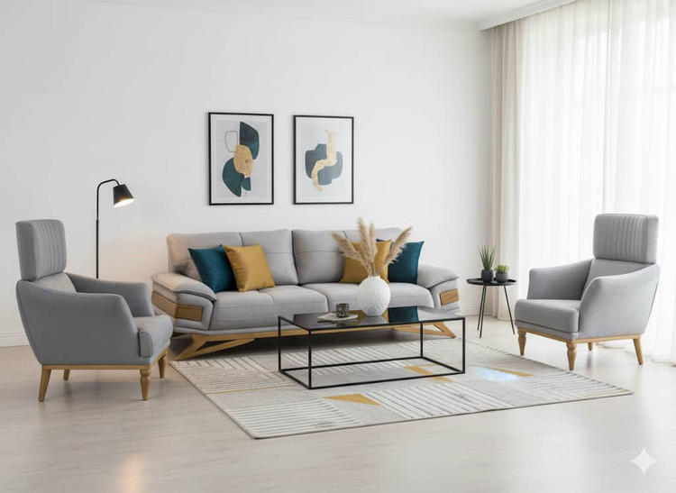 مبل راحتی مدل ماهور پالونیا