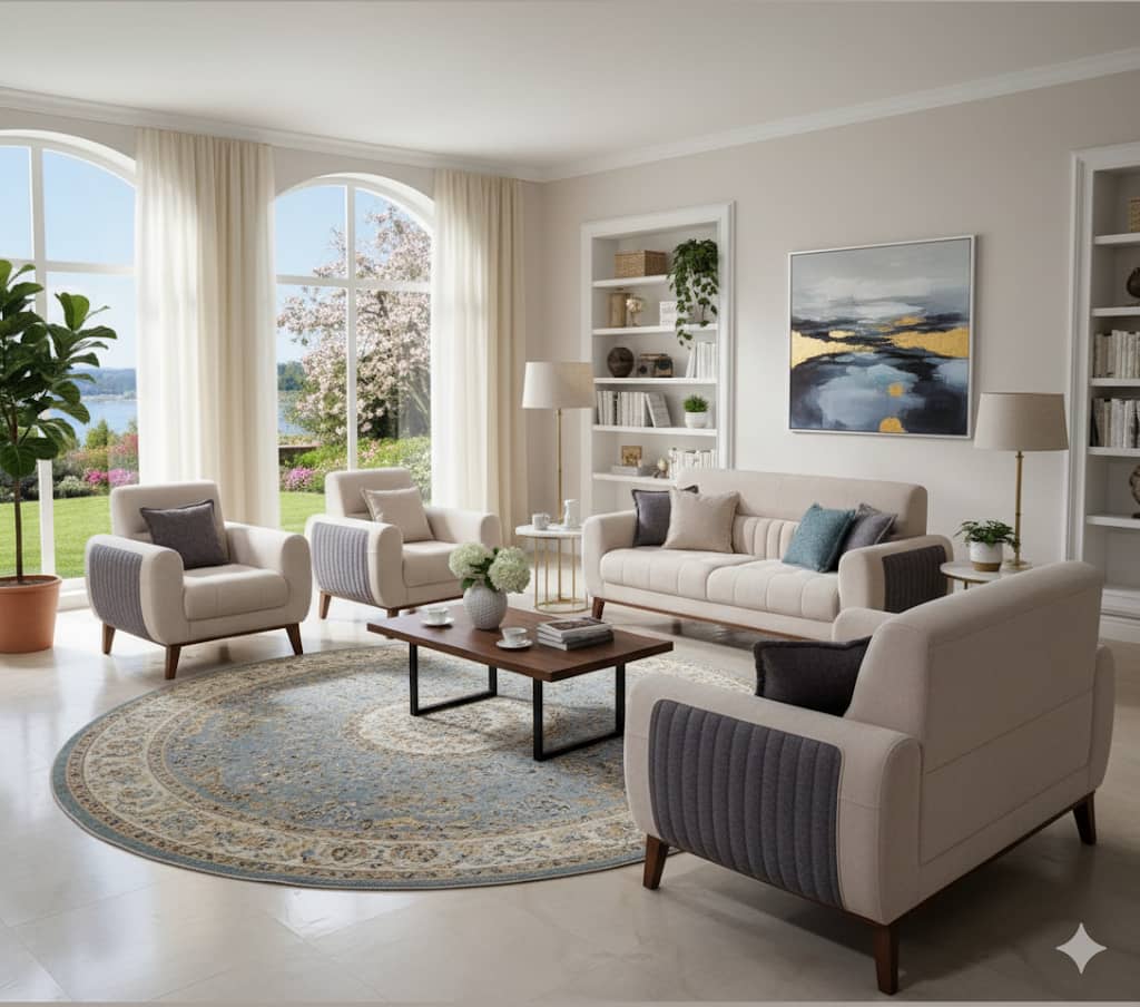 مبل راحتی مدل موناکو پالونیا