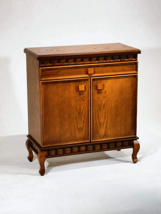 جاکفشی چوبی پالونیا مدل رومی