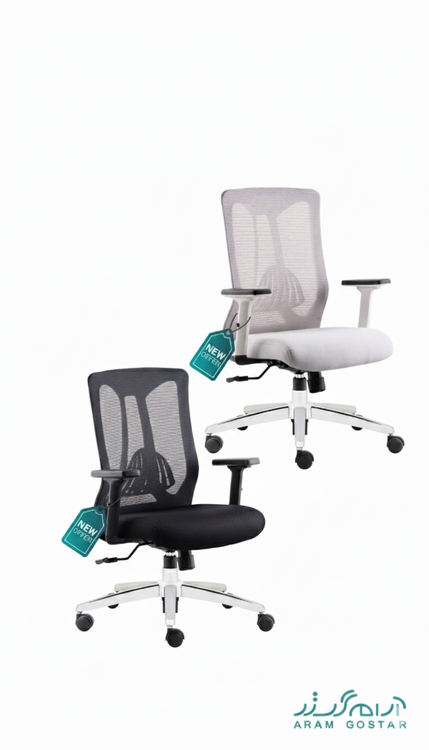 صندلی کارمندی آرام گستر مدل رمیس پالونیا