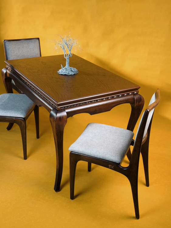 میز و صندلی نهارخوری پالونیا مدل مانا