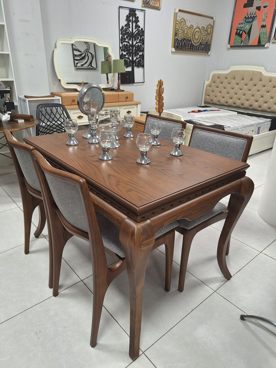 میز و صندلی نهارخوری پالونیا مدل مانا