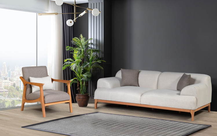 مبل راحتی پالونیا مدل لوکا پاینو