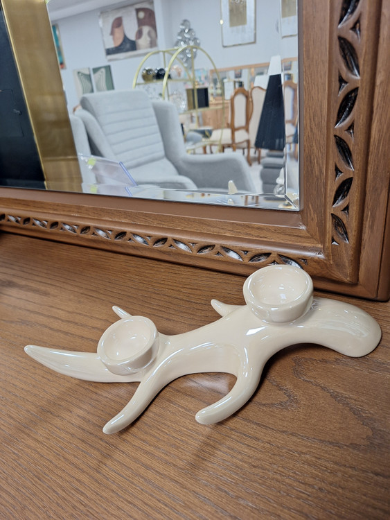 جا شمعی مدل شاخ گوزن سرامیکی