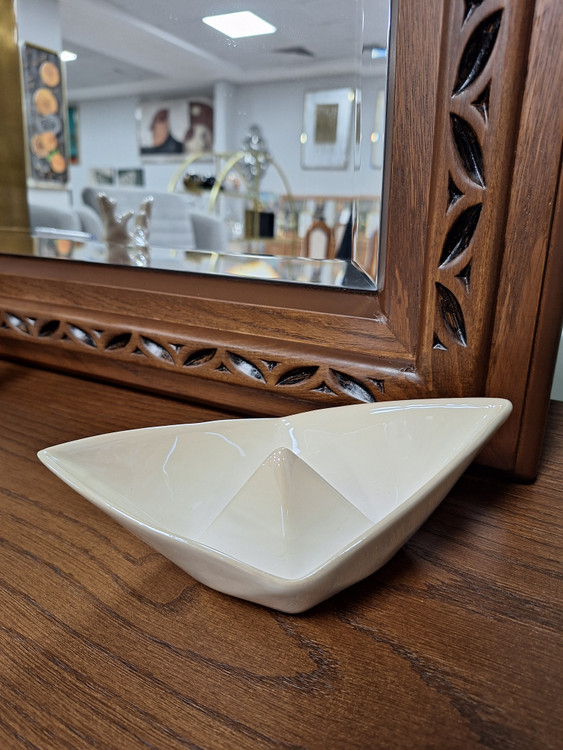 مجسمه سرامیکی مدل قایق کاردستی