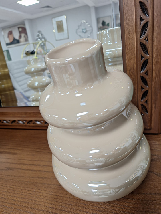 گلدان سرامیکی مدل سه پله بزرگ