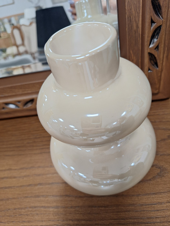 گلدان سرامیکی مدل دو پله