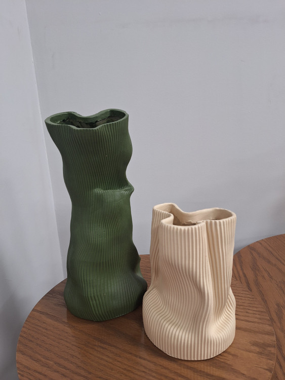 گلدان دکوراتیو دوسایز مدل دفرمه