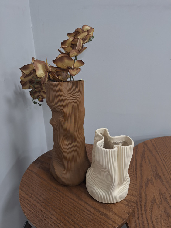 گلدان دکوراتیو دوسایز مدل دفرمه