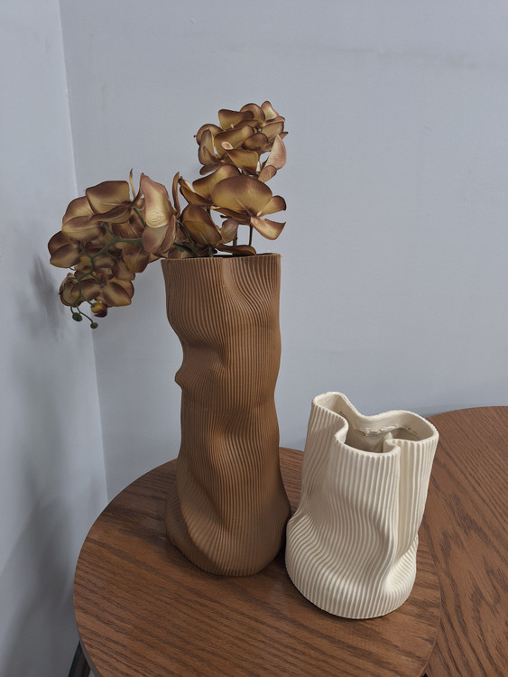 گلدان دکوراتیو دوسایز مدل دفرمه