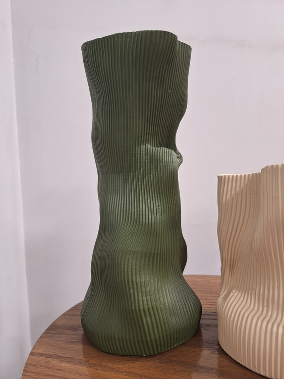 گلدان دکوراتیو دوسایز مدل دفرمه