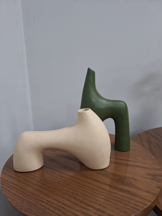 گلدان دکوراتیو دو سایز مدل آریا