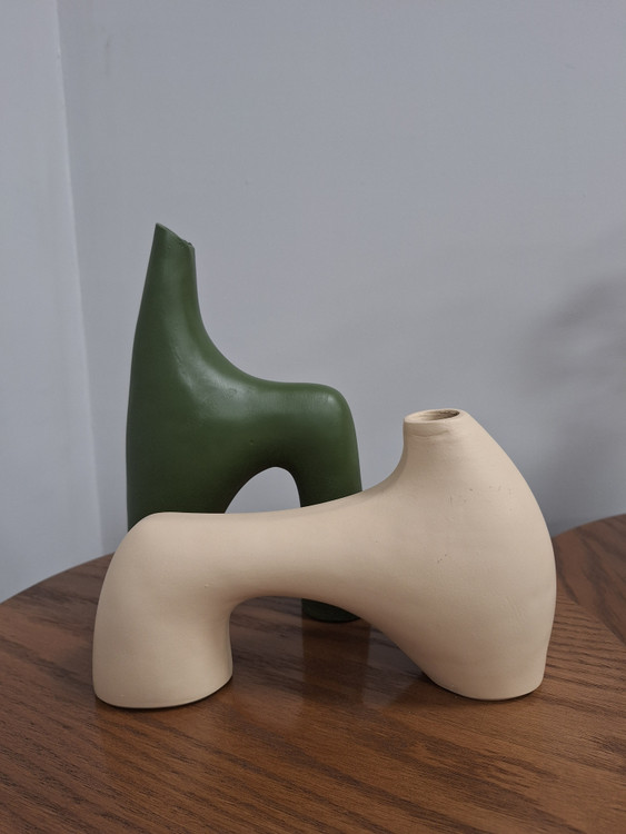 گلدان دکوراتیو دو سایز مدل آریا